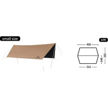 Тент NATUREHIKE size S Beige (CNK2350WS015)
