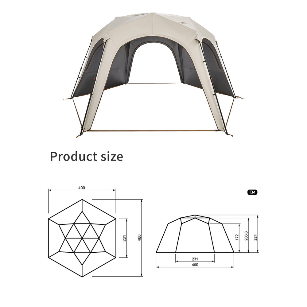 Изображение Тент  NATUREHIKE Beige (CNK230WS014)