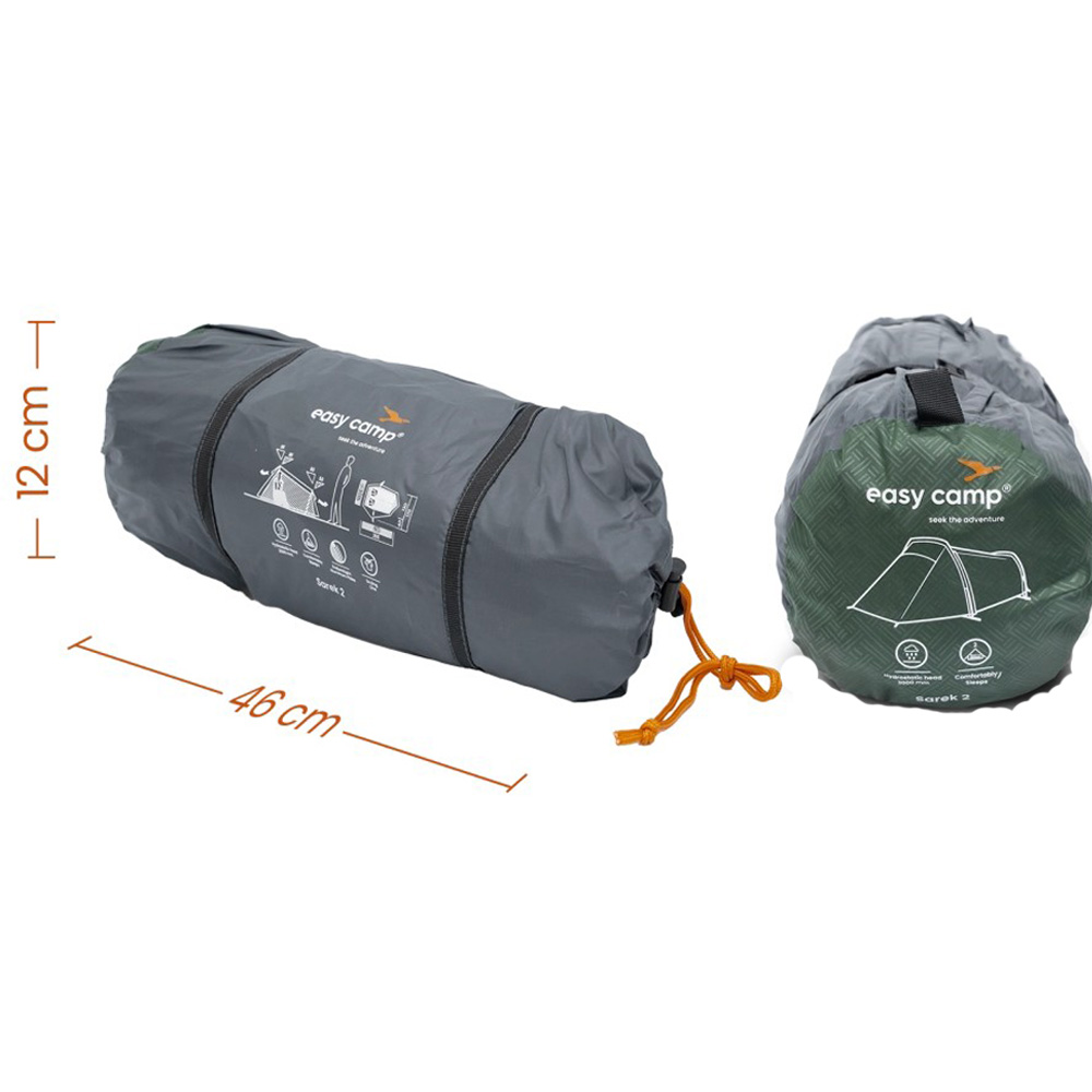 Изображение Палатка EASY CAMP Sarek 2 Green (120468)