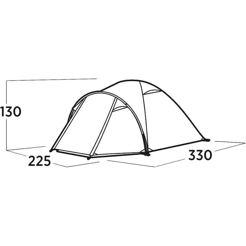 Намет EASY CAMP Setesdal 4 (120478) Форма напівсфера