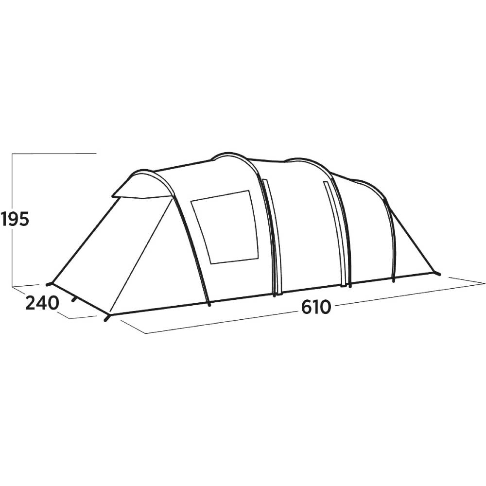 Зовнішній вигляд Намет EASY CAMP Leka Twin 6 (120492)