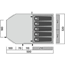 Намет EASY CAMP Hamra 5 (120495)