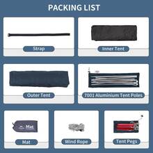 Намет NATUREHIKE Cloud Up 3 UL NH18T030-T-T 20D Blue (6927595783290)