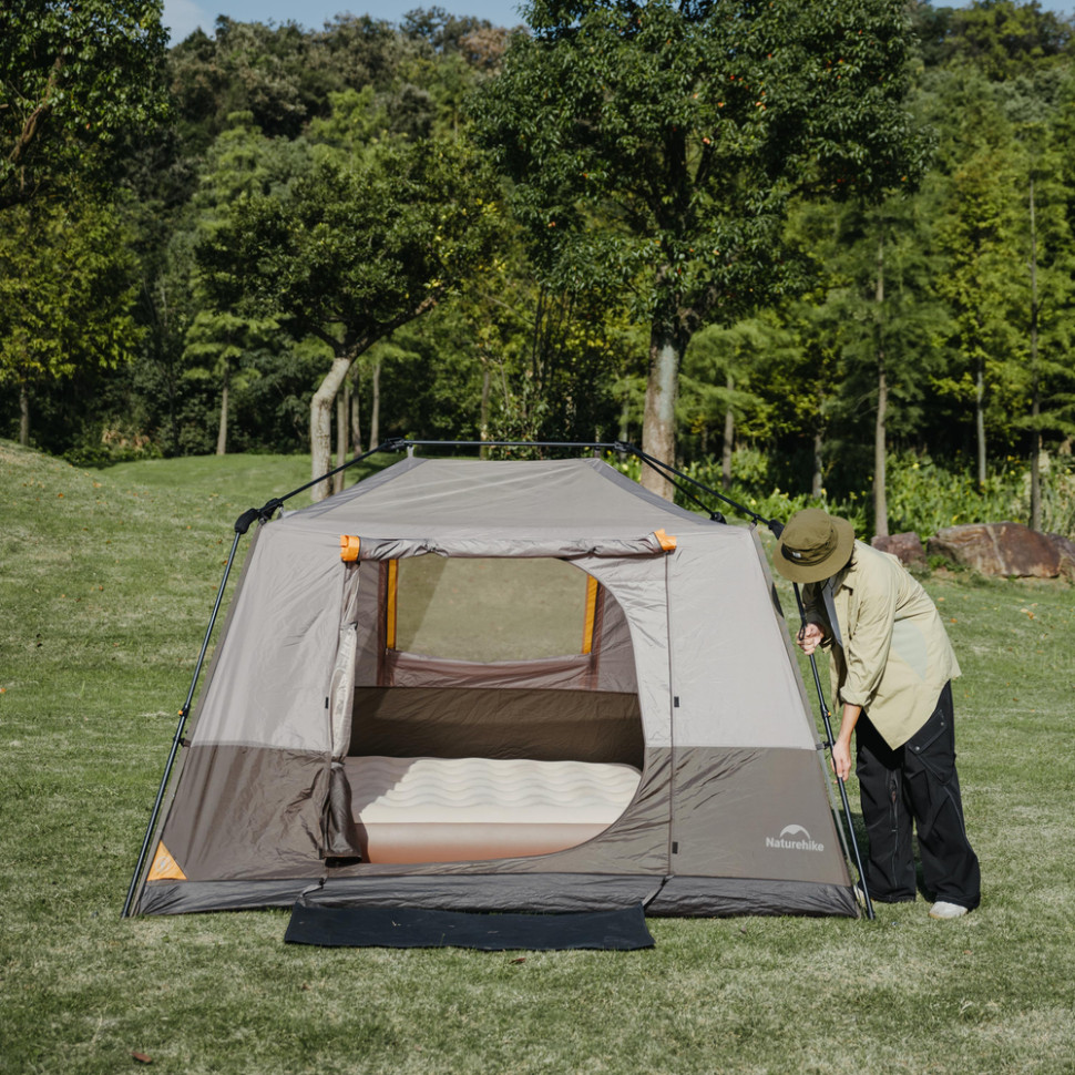 Намет NATUREHIKE Cape Series 5.2 CNK2450WS037 Gray/Brown (6927595783887) Призначення кемпінговий