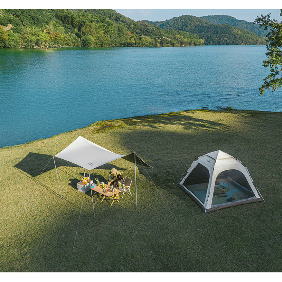 Палатка NATUREHIKE Ango CNK2550WS010 автоматическая Brown (6927595789407) Кол-во слоев 1