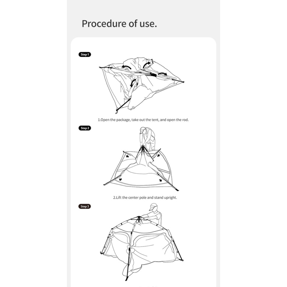Фото Палатка NATUREHIKE Ango CNK2550WS010 автоматическая Brown (6927595789407)