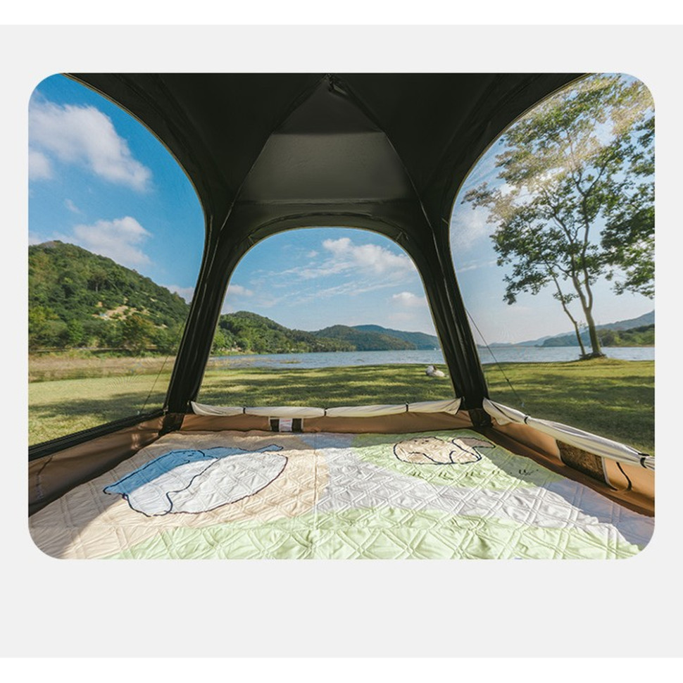 Палатка NATUREHIKE Ango CNK2550WS010 автоматическая Brown (6927595789407) Тип каркаса наружный