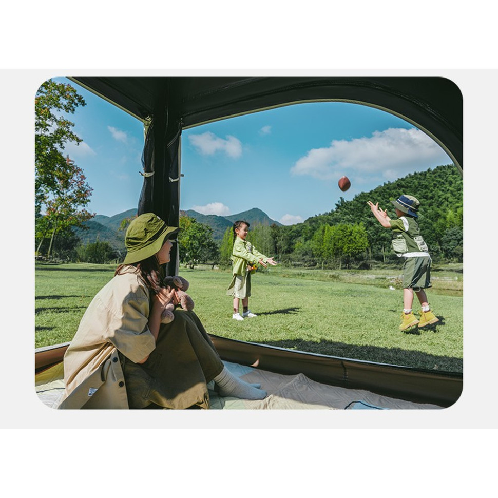 Палатка NATUREHIKE Ango CNK2550WS010 автоматическая Brown (6927595789407) Назначение кемпинговая