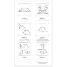 Палатка NATUREHIKE Ango CNK2550WS017 автоматическая надувная с тентом Gray (6977465869883) Палатка NATUREHIKE Ango CNK2550WS017 автоматическая надувная с тентом Gray (6977465869883)