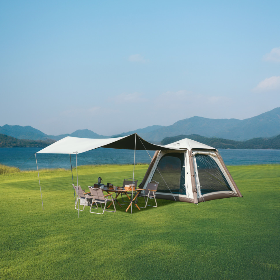 Палатка NATUREHIKE Ango CNK2550WS017 автоматическая надувная с тентом Gray (6977465869883) Палатка NATUREHIKE Ango CNK2550WS017 автоматическая надувная с тентом Gray (6977465869883) Назначение кемпинговая