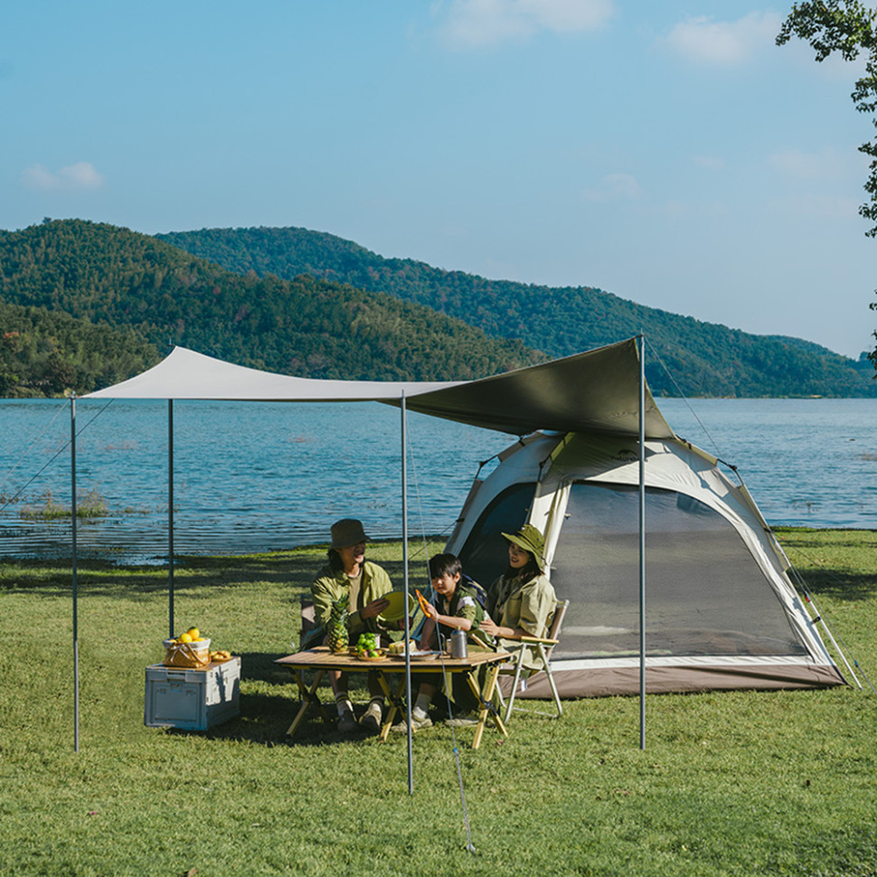 Палатка NATUREHIKE Ango CNK2550WS010 с тентом автоматическая Gray (6975641888123) Фото Палатка NATUREHIKE Ango CNK2550WS010 с тентом автоматическая Gray (6975641888123)