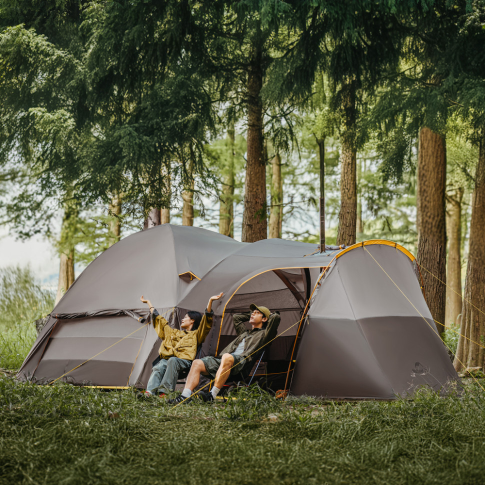 Палатка NATUREHIKE KOTA 6 CNK2450WS031 75D Light Brown (6927595760666) В Украине Палатка NATUREHIKE KOTA 6 CNK2450WS031 75D Light Brown (6927595760666)