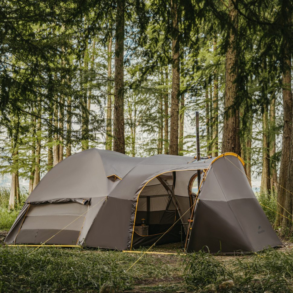 Палатка NATUREHIKE KOTA 6 CNK2450WS031 75D Light Brown (6927595760666) Обзор Палатка NATUREHIKE KOTA 6 CNK2450WS031 75D Light Brown (6927595760666)
