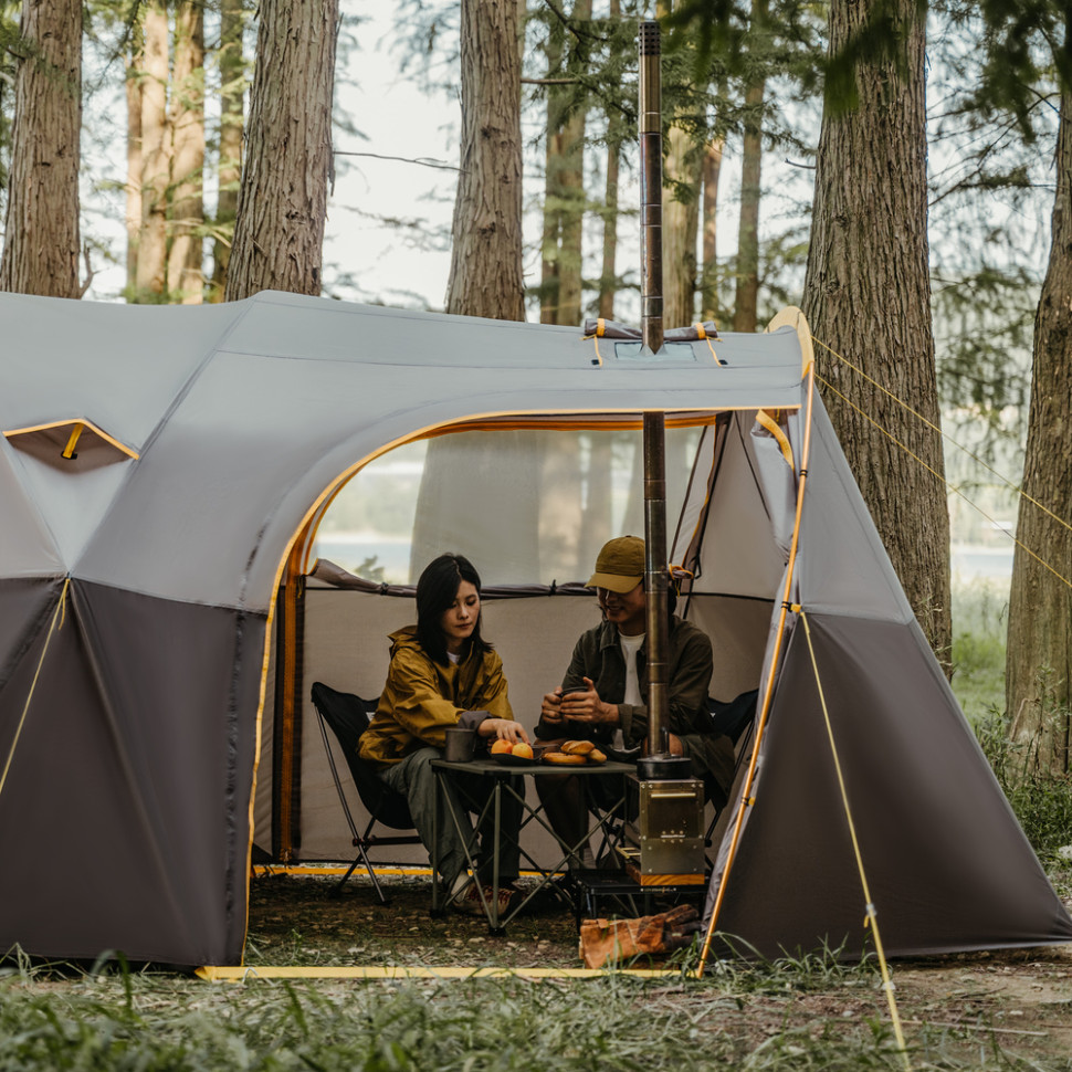 Палатка NATUREHIKE KOTA 6 CNK2450WS031 75D Light Brown (6927595760666) Фото 14 Палатка NATUREHIKE KOTA 6 CNK2450WS031 75D Light Brown (6927595760666)