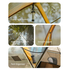 Палатка NATUREHIKE KOTA 6 CNK2450WS031 75D Light Brown (6927595760666) Палатка NATUREHIKE KOTA 6 CNK2450WS031 75D Light Brown (6927595760666)