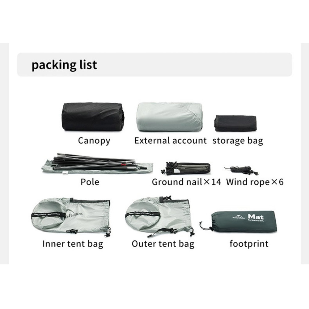 Намет NATUREHIKE Star River UL CNK2450WS022 Grey (6975641883074) В Україні Намет NATUREHIKE Star River UL CNK2450WS022 Grey (6975641883074)