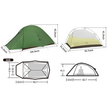 Палатка NATUREHIKE Cloud Up Pro CNK2350WS020 Dark Green (6927595798737) Палатка NATUREHIKE Cloud Up Pro CNK2350WS020 Dark Green (6927595798737)