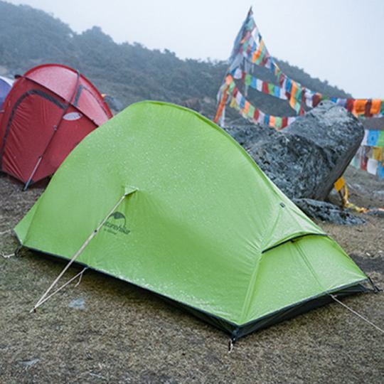 Внешний вид Палатка NATUREHIKE Cloud Up Base 1 CNK2450WS032 Green (6927595798614)