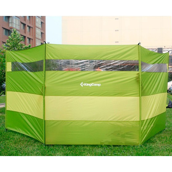 Тент KINGCAMP Windscreen (KT3066) Green Кількість шарів 1