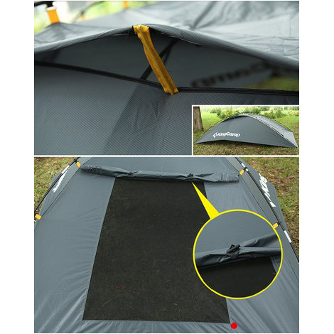 Тент KINGCAMP Compass (KT3086) Grey Матеріал Поліестр