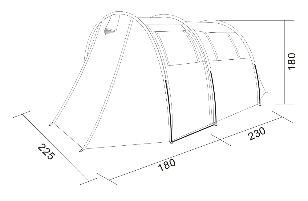 Палатка RED POINT Tavrika B4 RPT296 Тип каркаса внутренний