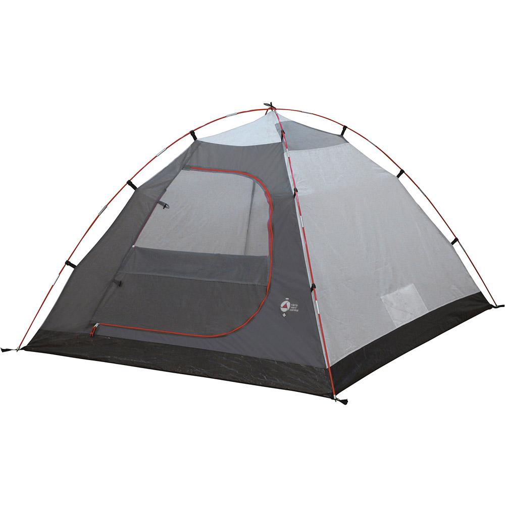 Палатка HIGH PEAK Nevada 4 Dark Grey/Red (926274) Кол-во слоев 2