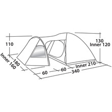 Намет EASY CAMP Blazar 300 Rustic Green (120384)