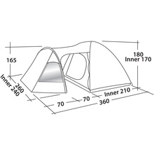 Намет EASY CAMP Blazar 400 Rustic Green (120385)