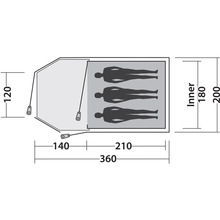 Намет EASY CAMP Eclipse 300 Rustic Green (120386)