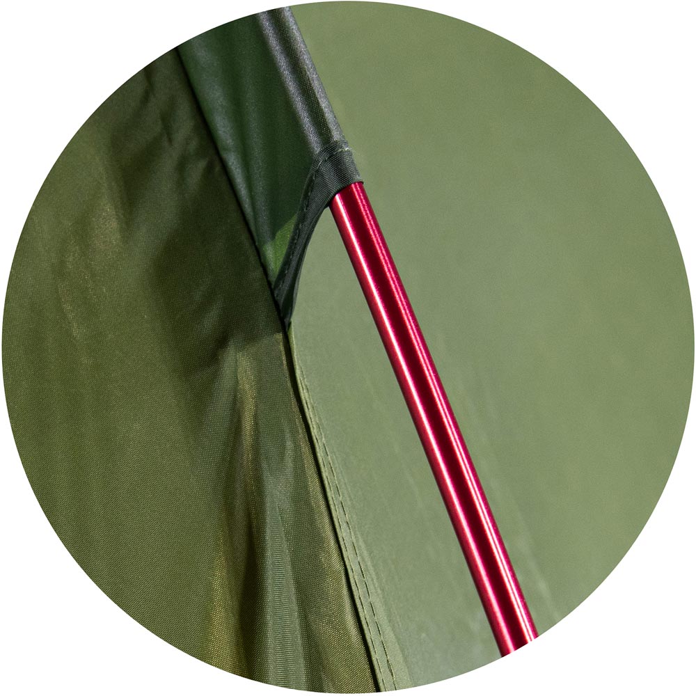 Намет High Peak Kite 2 LW Pesto/Red (10343) Кількість шарів 2