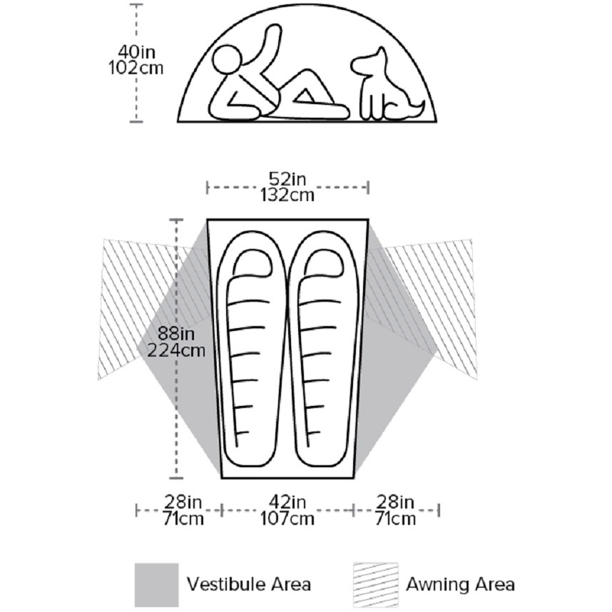 Замовити Намет Big Agnes Copper Spur HV UL2 Orange (021.0060)