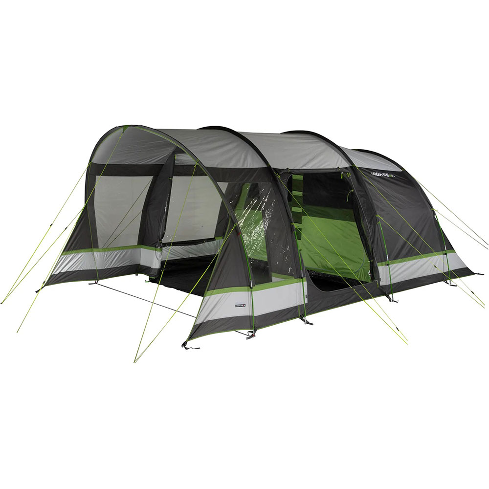 Палатка HIGH PEAK Garda 5.0 Light Grey/Dark Grey/Green (11823) Кол-во слоев 2