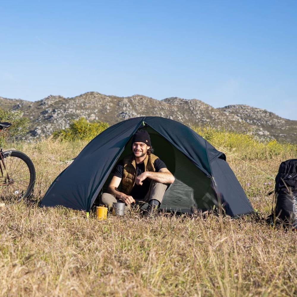 Палатка NATUREHIKE Cycling 1 NH18A095-D 210T Темно-синий (6927595737743) Назначение кемпинговая