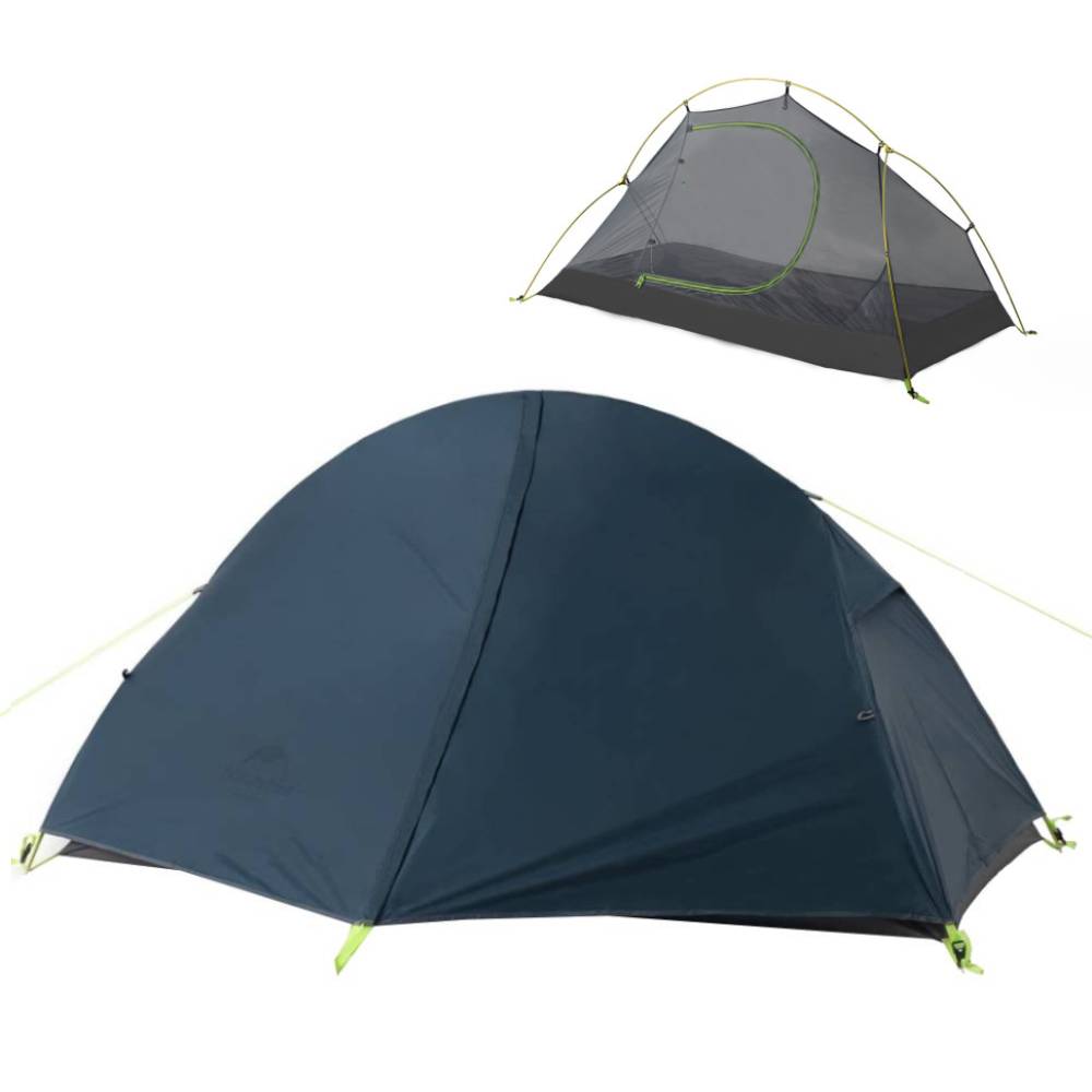 Палатка NATUREHIKE Cycling 1 NH18A095-D 210T Темно-синий (6927595737743) Тип каркаса внутренний