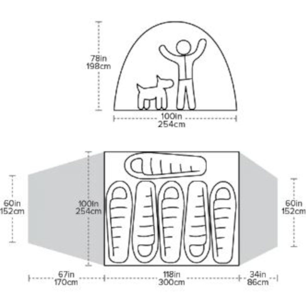 Заказать Палатка BIG AGNES Bunk House 6 (021.0191)