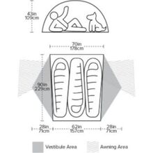 Палатка BIG AGNES Copper Spur HV UL3 Olive Green (021.0061)