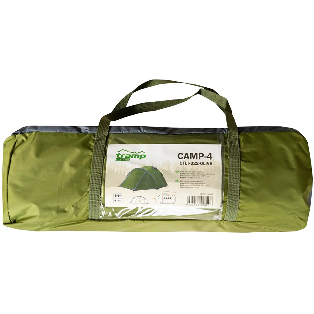 Фото 26 Намет TRAMP Lite Camp 4 Olive (UTLT-022-olive)