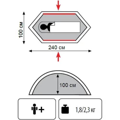 Зображення Намет TRAMP Lightbicycle v2 (UTRT-033)