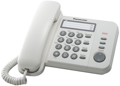 Телефон PANASONIC KX-TS2352RUW White