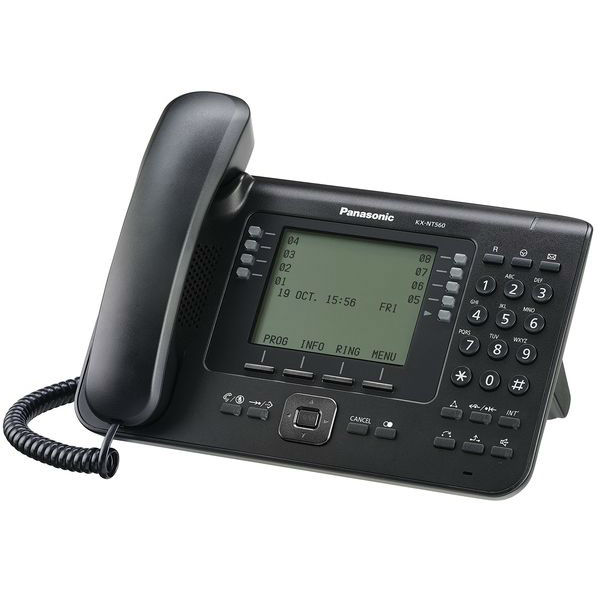 Телефон PANASONIC KX-NT560RU-B Black