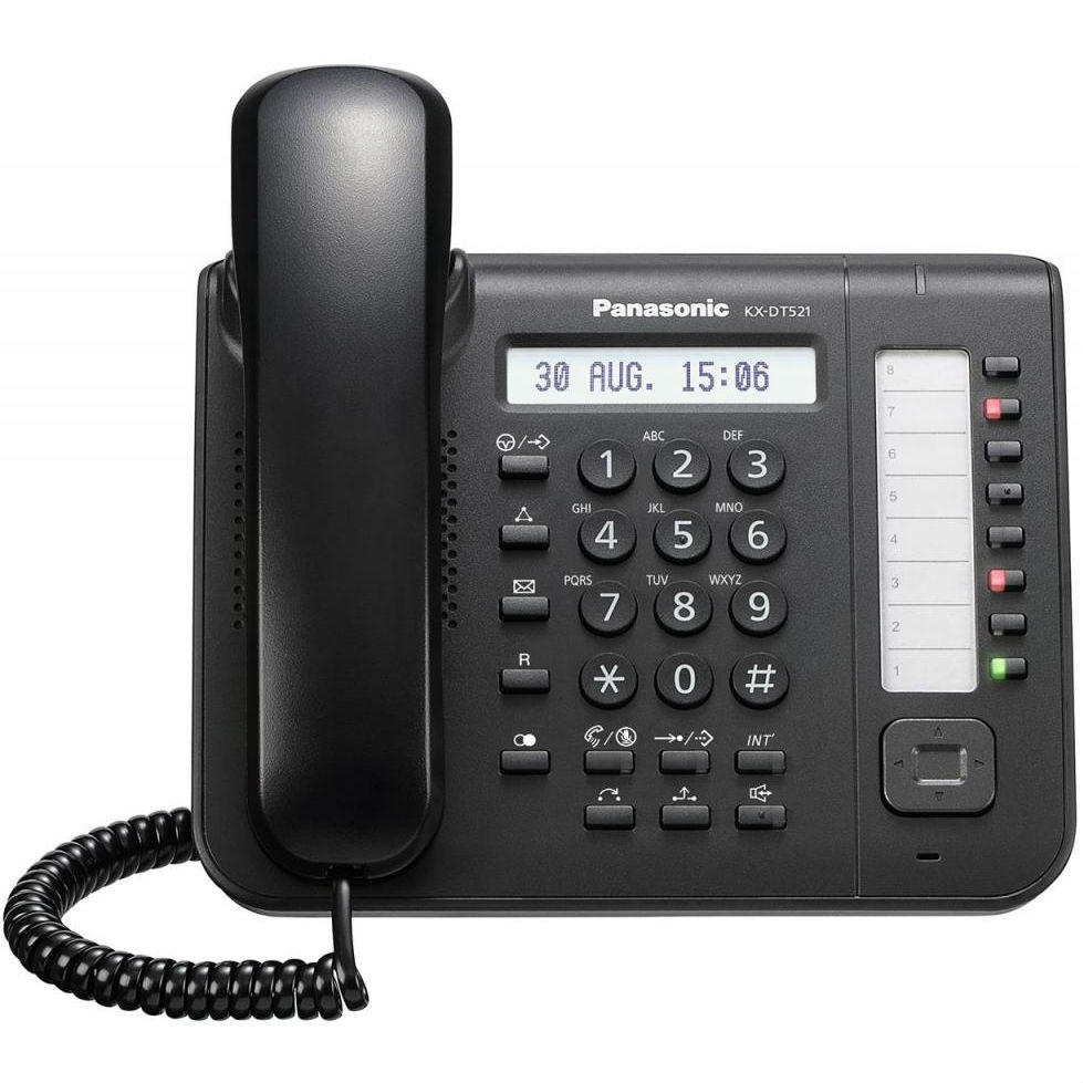 

Системный телефон PANASONIC KX-DT521RU Black, KX-DT521RU Black