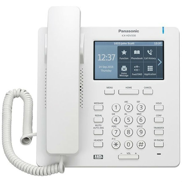 IP-телефон PANASONIC KX-HDV330RU White