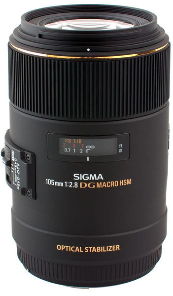 Объектив SIGMA 105/2,8 EX Macro DG OS HS NIKON