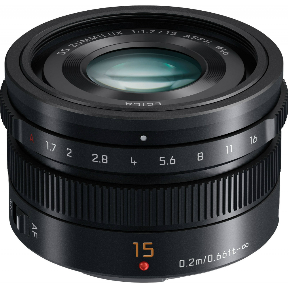 

Объектив PANASONIC 15mm f/1.7 H-X015E-K, H-X015E-K