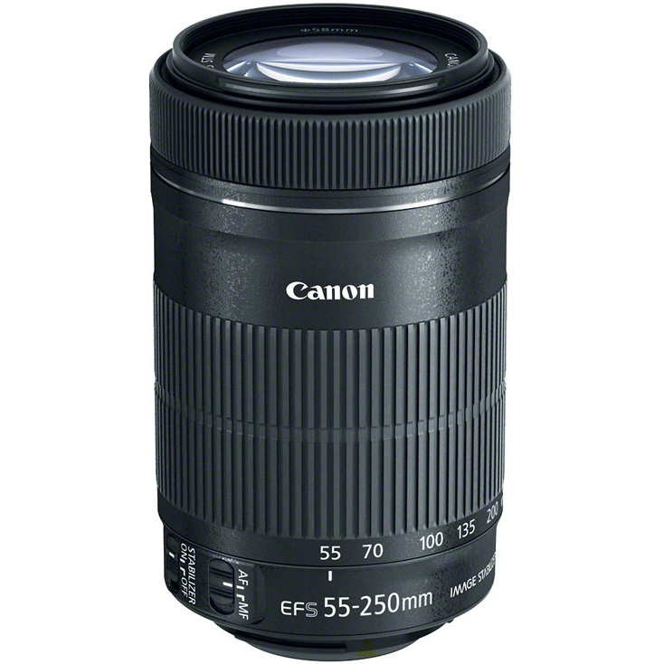 Объектив CANON EF-S 55-250mm f/4-5.6 IS STM