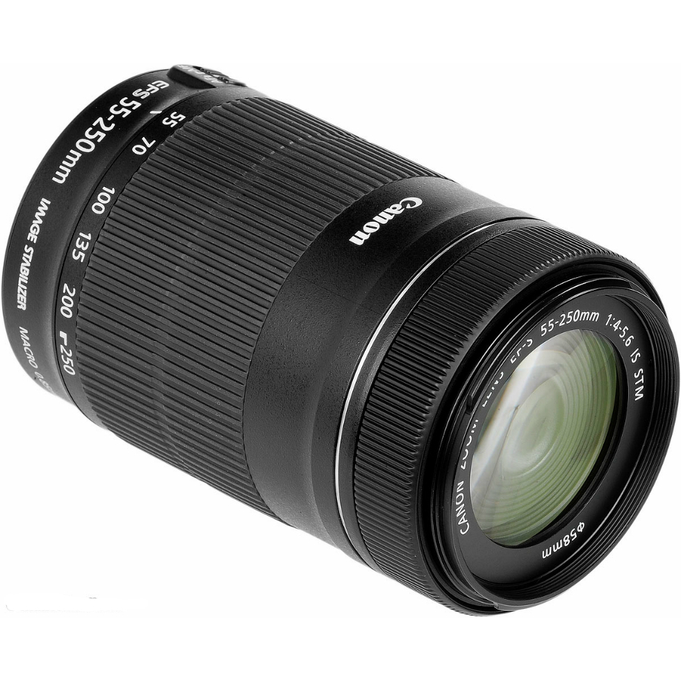 Объектив CANON EF-S 55-250mm f/4-5.6 IS STM Тип объектива телеобъектив