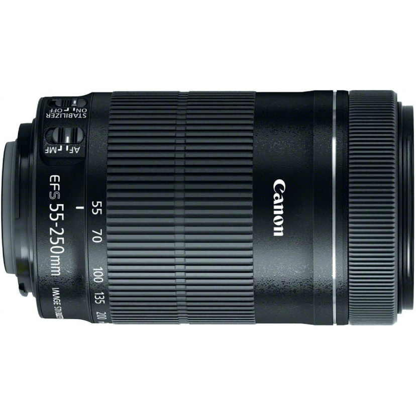 Объектив CANON EF-S 55-250mm f/4-5.6 IS STM Фокусное расстояние 55-250