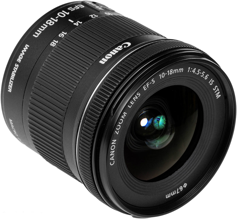 Объектив CANON EF-S 10-18mm f/4.5-5.6 IS STM Тип объектива сверхширокоугольный