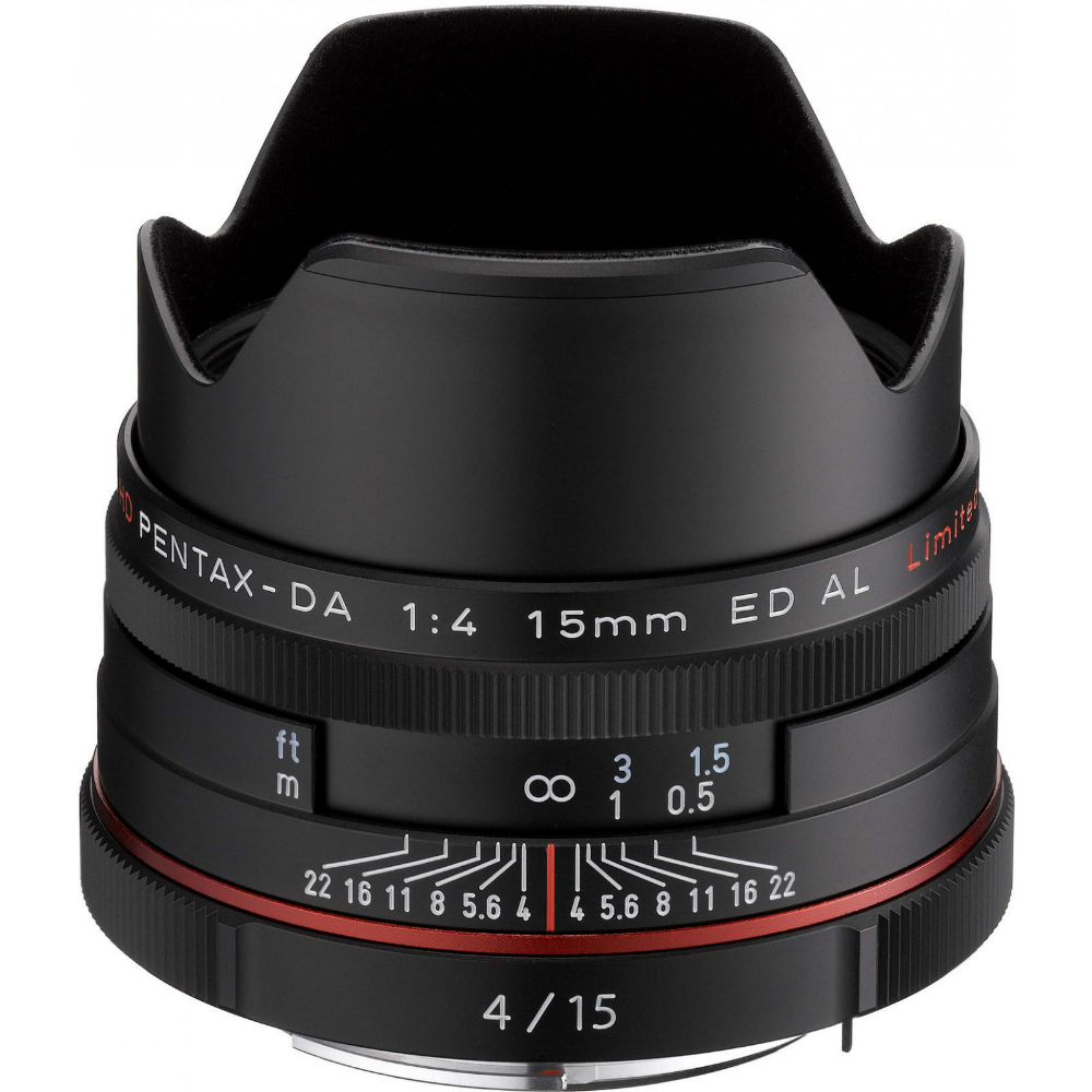 Об'єктив PENTAX DA 15mm f/4 AL Limited Black Тип об'єктива надширококутний