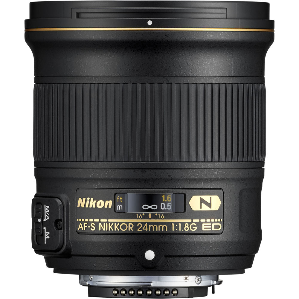 Об'єктив NIKON 24mm f/1.8 G ED AF-S (JAA139DA) Тип об'єктива ширококутний